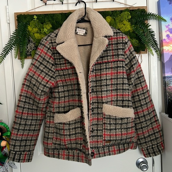 BRIXTON Nouvelle Plaid Coat ❤️🖤 - Picture 4 of 10